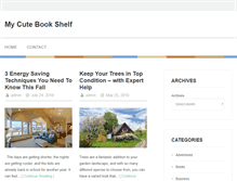 Tablet Screenshot of mycutebookshelf.com